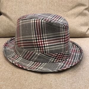 STYLISH FEDORA HAT - PLAID